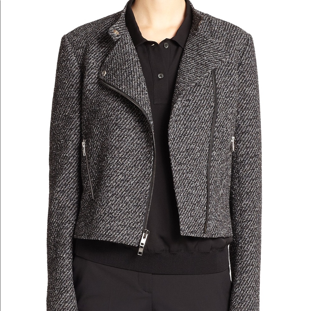 Theory “Kinde” Twill Moto Jacket